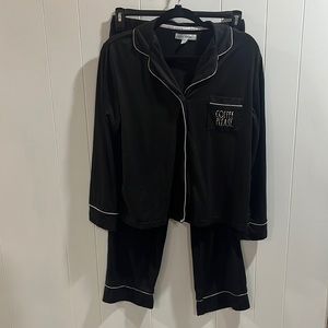 Rae Dunn Black Womens size Large PJ set